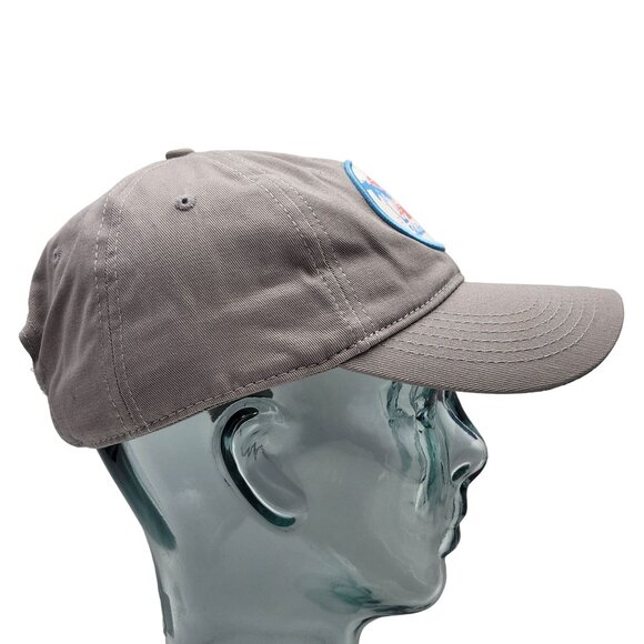 Melissa Etheridge Cruise Gray Cotton Baseball Hat With Tropical Patch Underbill - Picture 7 of 13